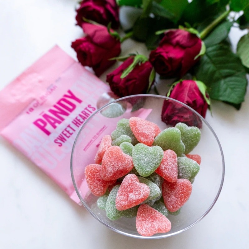 Caramelle Gommose Dolci Cuori senza zucchero 50gr