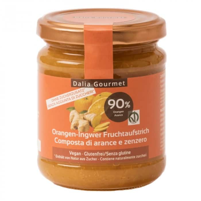 Arance Zenzero Composta di Frutta 220gr