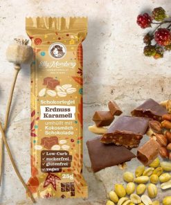 Barretta Keto Caramello e Arachidi 25gr