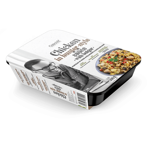 Pasto con pollo alla cacciatora e bulgur 300gr