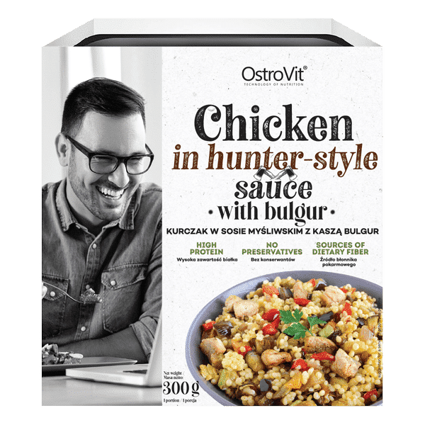 Pasto con pollo alla cacciatora e bulgur 300gr - immagine 2