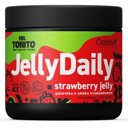 Gelatina di fragola in polvere 350gr Ostrovit