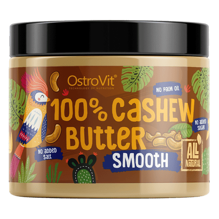 OstroVit 100% Burro di Anacardi 500 g smooth