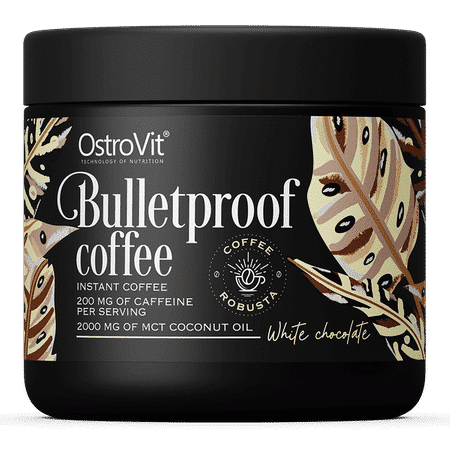 Keto Bulletproof Coffee 150 g al cioccolato bianco Ostrovit