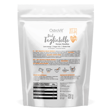 OstroVit Tagliatelle Dietetiche Konjac Noodles 400 gr - immagine 2