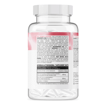 Collagene Marino e Olio MCT di cocco 90 cps - immagine 2