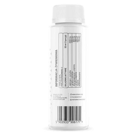 Pump Pre-Workout Shot senza beta-alanina 100 ml ciliegia - immagine 2