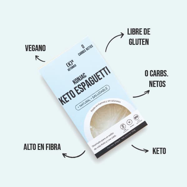 Konjac Spaghetti Biologici – Ketonico 2x100gr - immagine 6