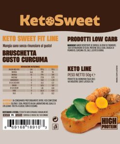 Bruschetta Curcuma Ketosweet 50gr