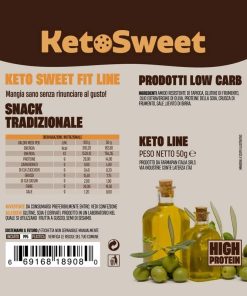 Snack all’olio d’oliva Ketosweet 50gr