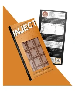 Cioccolato Extra fondente con Granella di Nocciole senza zuccheri aggiunti 90gr