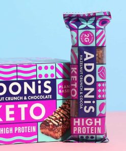 Barretta Keto Proteica Nocciola E Cacao – Adonis 45gr
