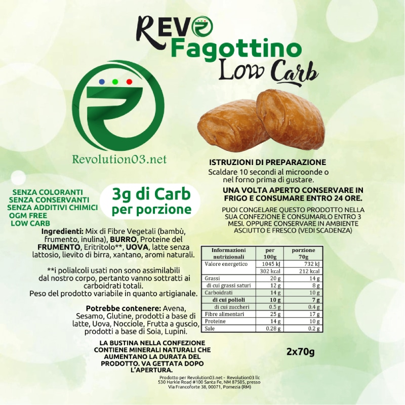 RevoFagottino 2 Pz da 70g – Revolution03 - immagine 2