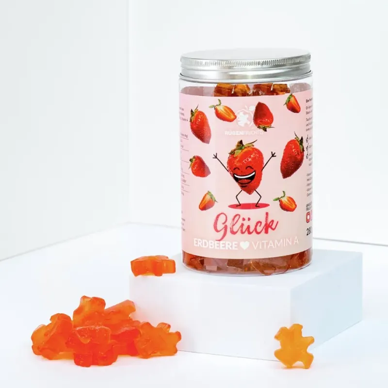Caramelle gommose alla Fragola con vitamina A 280gr