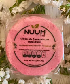 Wafer All’Amaranto Frutti Rossi 55g (50×1,20gr) Nuum
