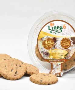 Biscotti con gocce di cioccolato Reduced Carb Linea6 150gr