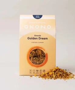 Keto Granola alla Curcuma e Zenzero 300g – Okono