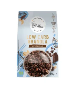 Granola Keto Cioccolato e Nocciole 250gr – Arthur & The Sisters