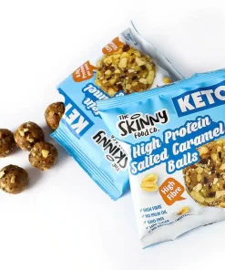 Palline KETO magre ad alto contenuto proteico – Caramello Salato Skinny Food 40gr