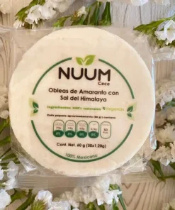 Wafer All’Amaranto al Sale dell’Himalaya 55g (50×1,20gr) Nuum