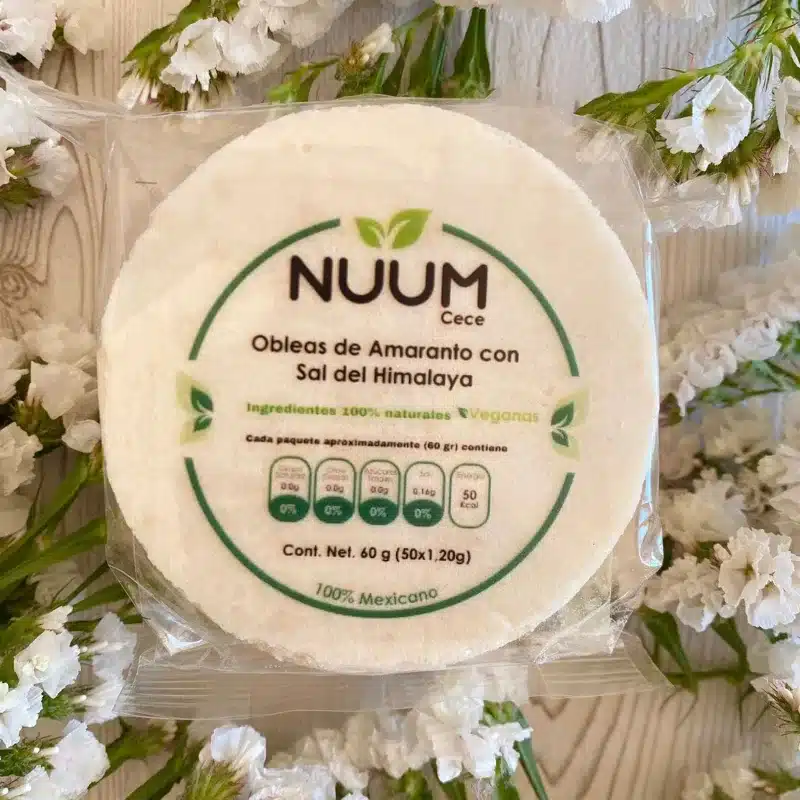 Wafer All’Amaranto al Sale dell’Himalaya 55g (50×1,20gr) Nuum