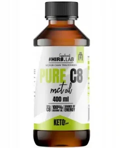 Keto C8 MCT Oil – 400 ml – 100% Olio di Cocco – Hiro Lab