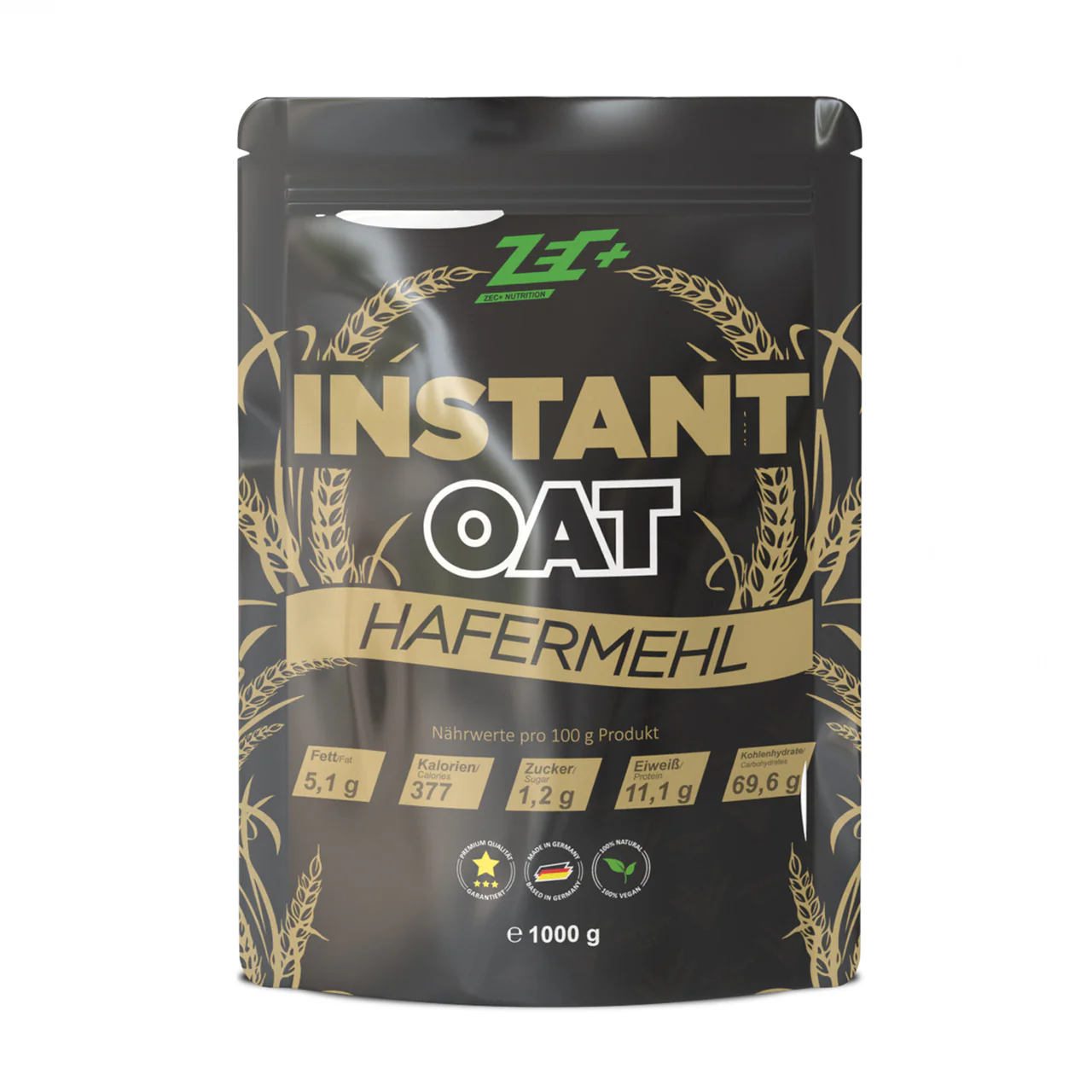 ZEC+ Instant Oats FARINA D’AVENA 1Kg Neutra