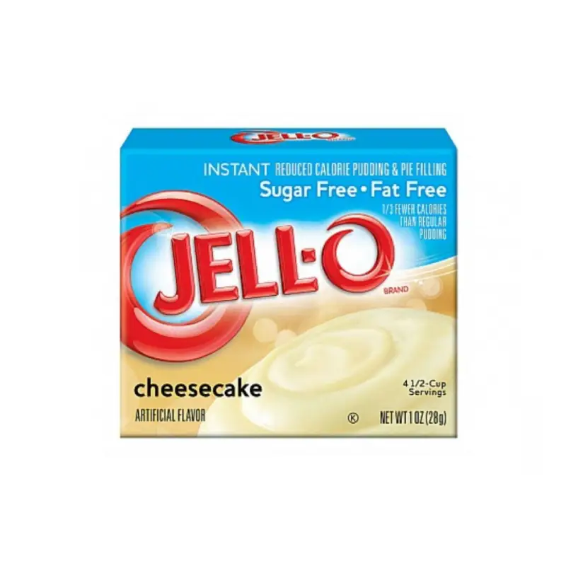 Jell-O Budino alla Cheesecake senza zuccheri e grassi 28gr
