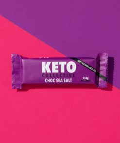 Barretta keto cioccolato e sale marino 40gr
