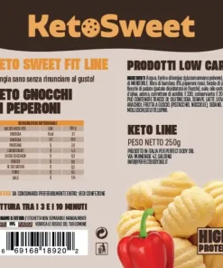 Keto Gnocchi ai Peperoni 250gr NUOVA RICETTA – Ketosweet