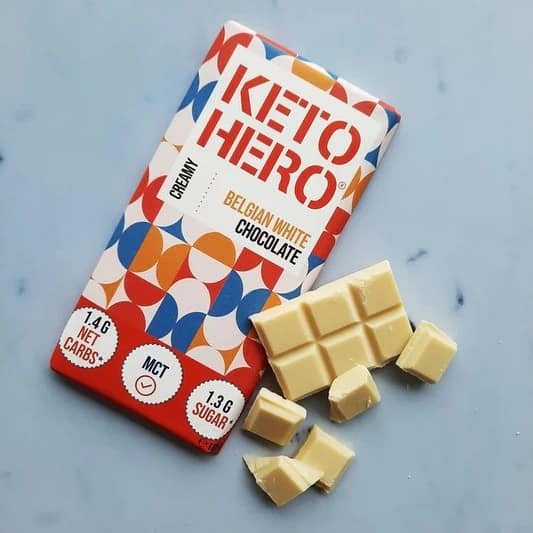 Cioccolata Keto Bianca 100gr – Keto Hero / Loca