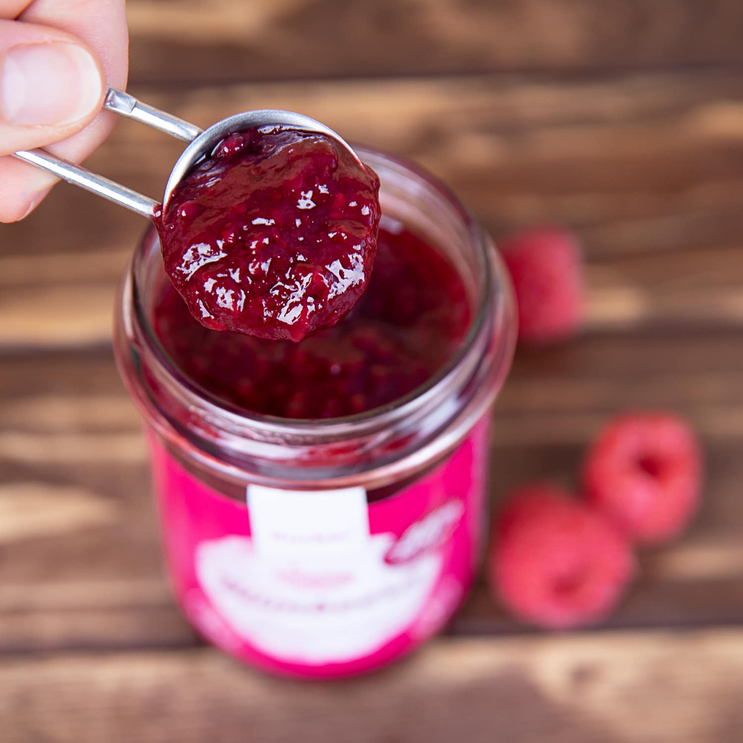 Marmellata di lampone Keto (76% di frutta) 220gr - immagine 2