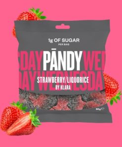 Caramelle senza zucchero Liquirizia e fragola 50gr