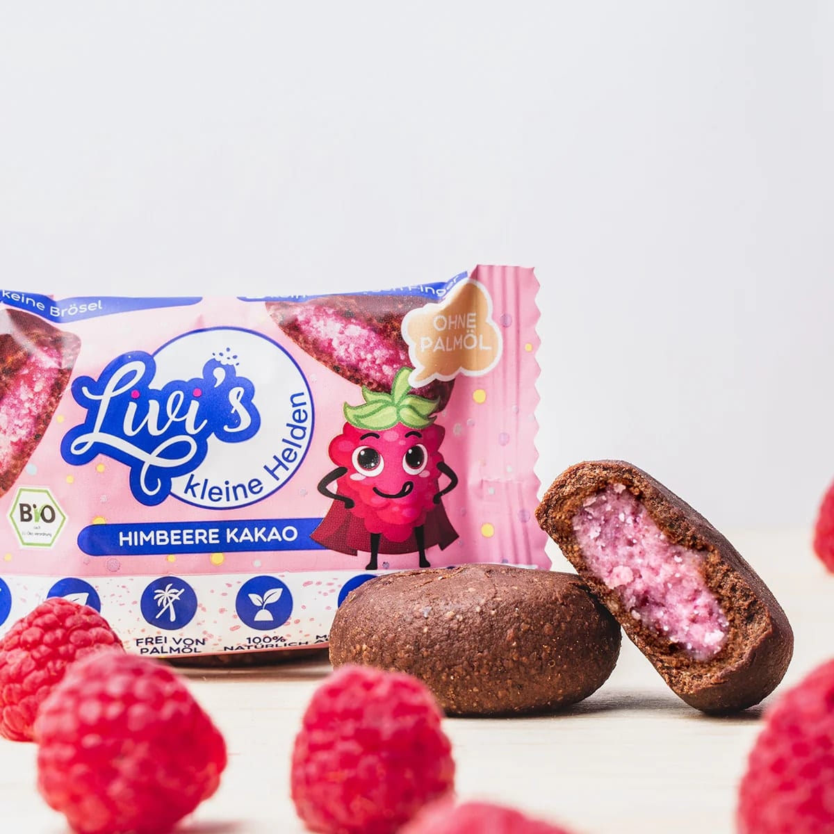 Bocconcino Lampone e Cacao Livi’s 24gr