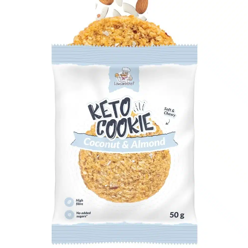 Keto Soft Cookie Cocco e Mandorl 50 gr – Lowcarbchef