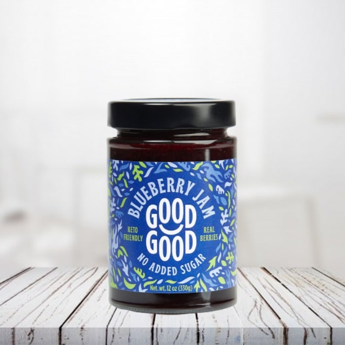 Marmellata di mirtilli senza zucchero Good Good 330gr
