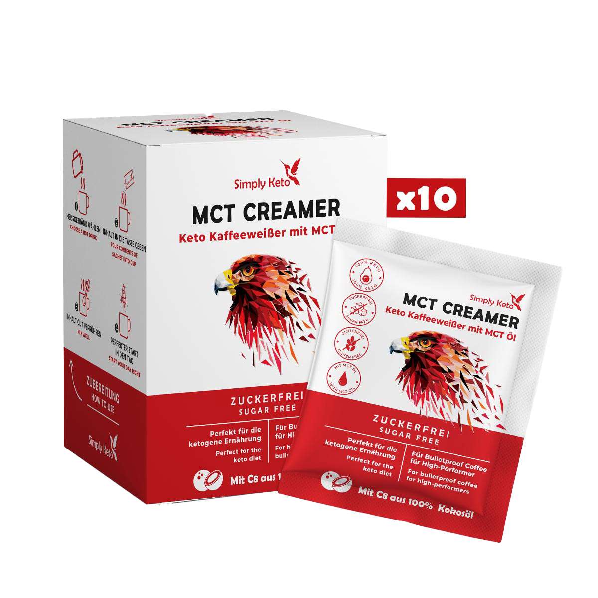 Crema chetogenica senza zucchero per caffè con Mct – 10 porzioni - immagine 2