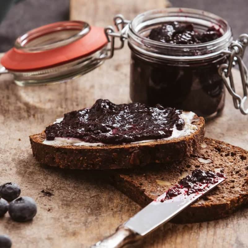 Marmellata keto ai mirtilli 250gr