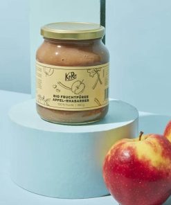 Purea di mela e rabarbaro bio 360gr