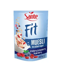 Fit muesli con Bacche Di Goji Al Mirtillo Rosso 225g
