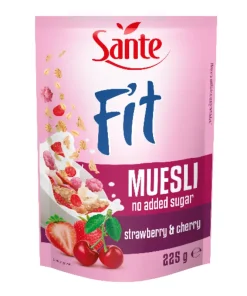 Fit muesli con fragola lampone e ciliegia 225g
