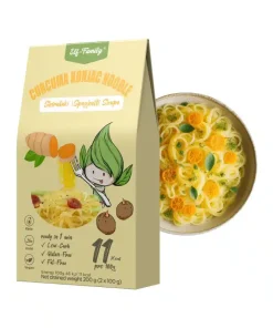Keto Konjac Noodle Spaghetti alla CURCUMA Elf-Family 2x100gr