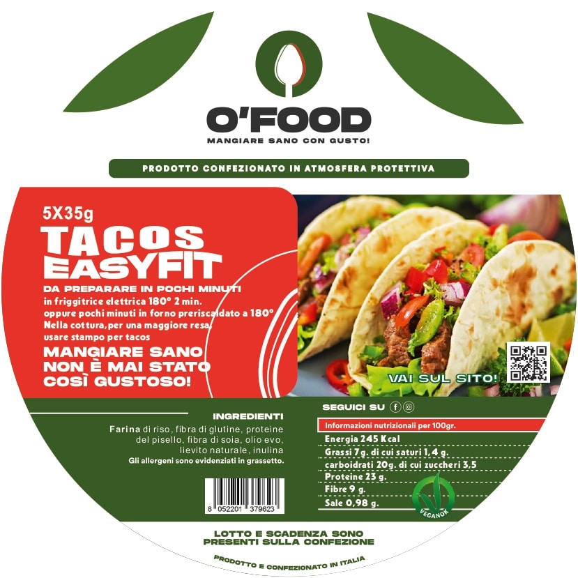 Tacos EasyFit 5x35gr – O Food