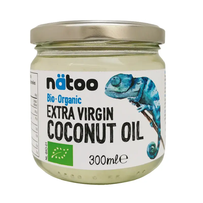 Olio di Cocco Biologico, Extra Vergine 300ml – Natoo