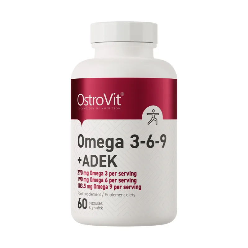 Omega 3-6-9 + ADEK 60 capsule – Ostrovit