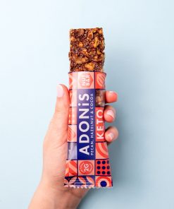 Barretta Low Carb Con Noci Pecan, Cocco E Cacao – Adonis 35gr