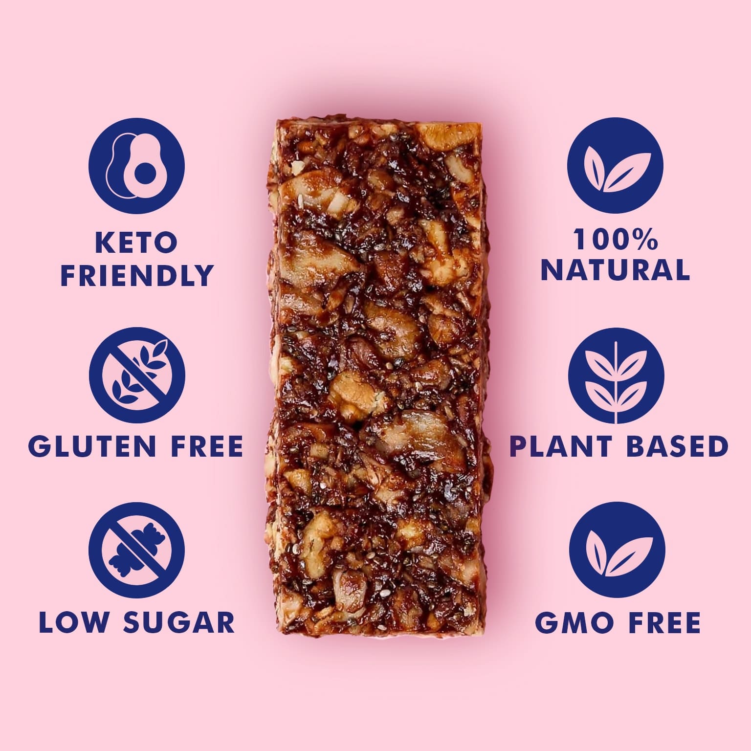 Barretta Low Carb Con Noci Pecan, Cocco E Cacao – Adonis 35gr - immagine 3