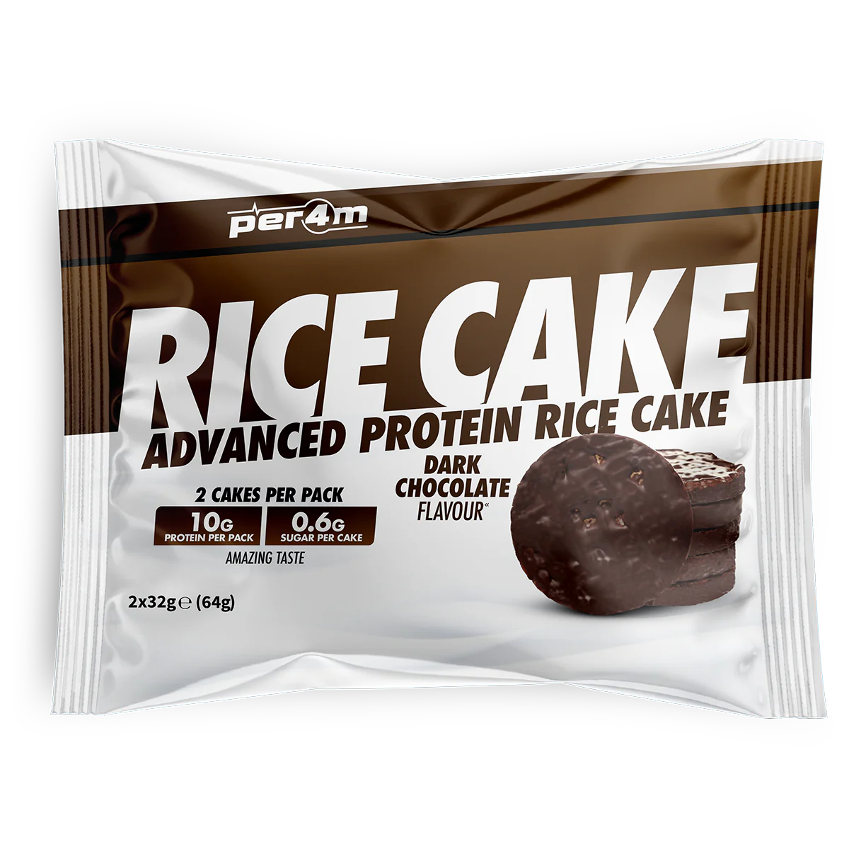 PER4M Torte di riso al cioccolato 2x32gr