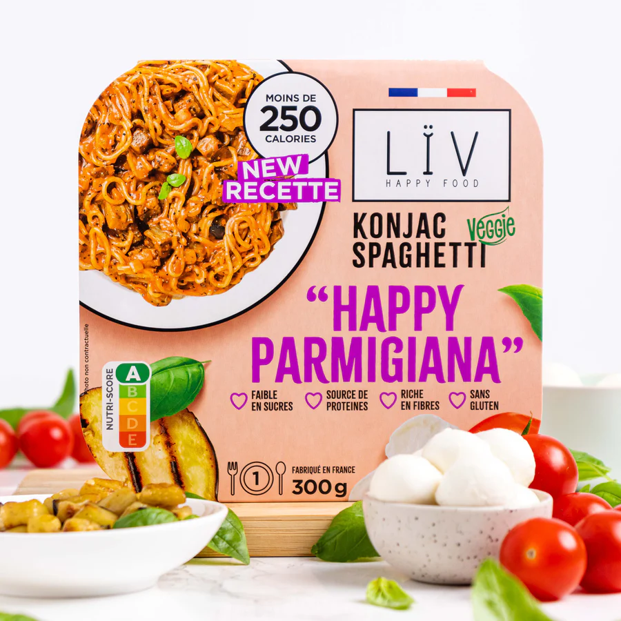 Keto Spaghetti alla Parmigiana Veggie 300g – Liv Happy Food