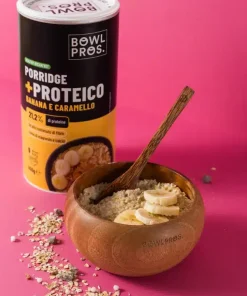 Protein Porridge Banana & Caramello Salato 450gr Bowlpros